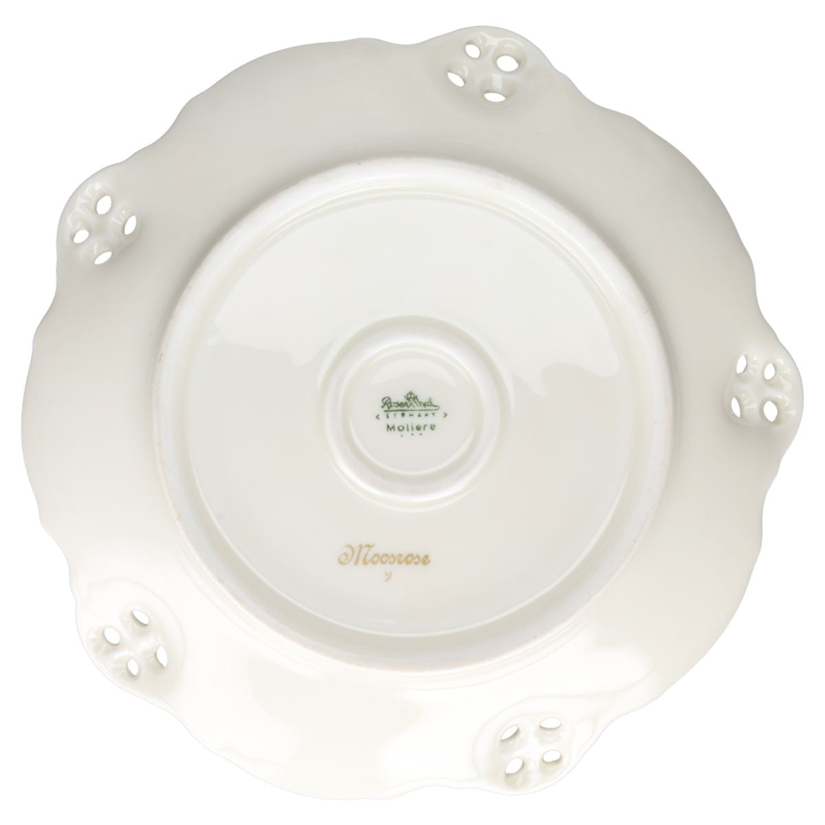 Durchbruchschale Rosenthal Molière Moosrose 2984