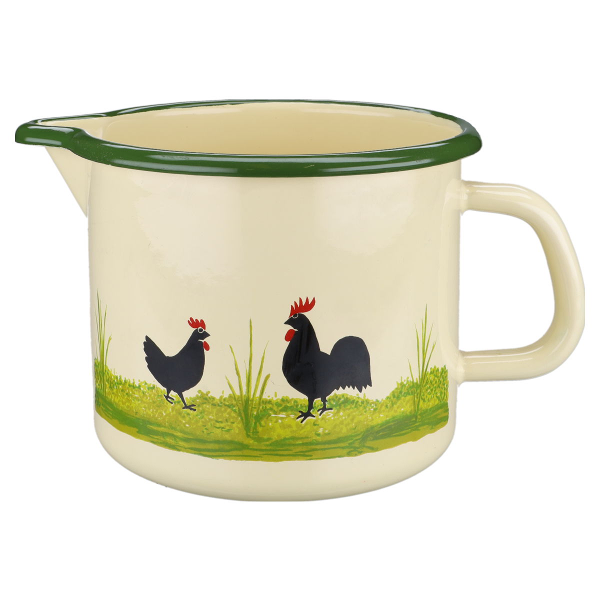 Kochtopf / Milchtopf Zeller Keramik Hahn & Henne
