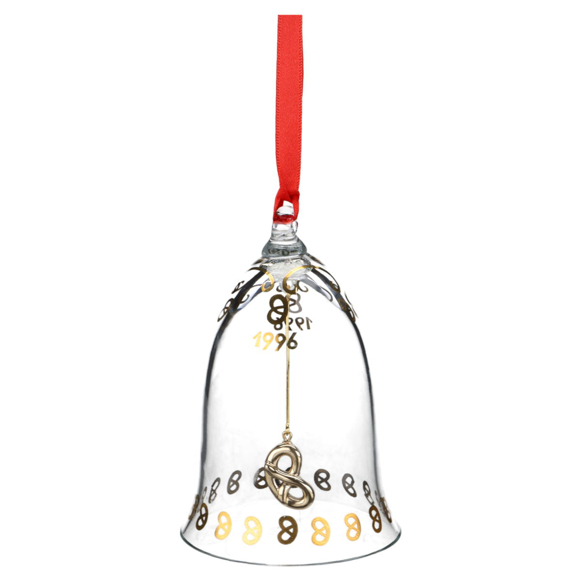 Kristall Glocke Jahresglocke 1996 in OVP Bing & Gröndahl I.Wahl Weihnachten Christmas Bell Juleklokken