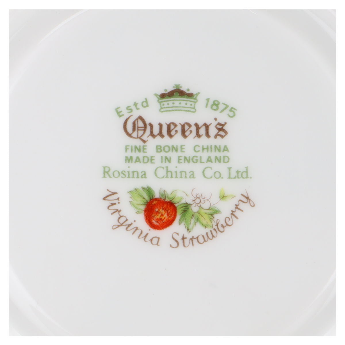 Kuchenteller Queen's England Virginia Strawberry