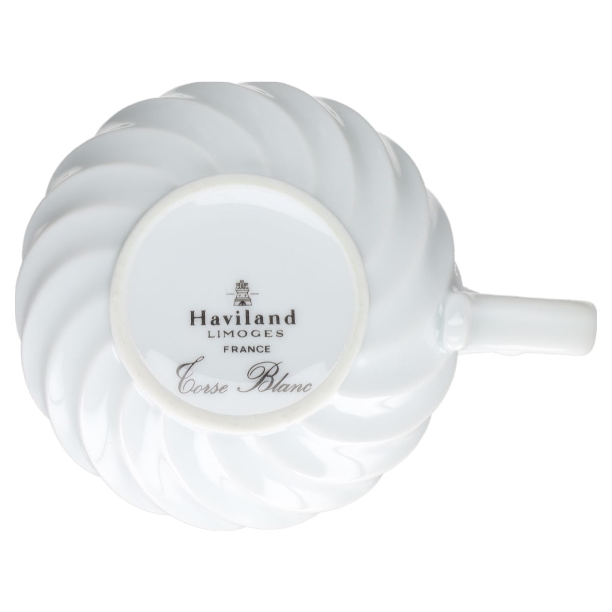 Milchkännchen groß Haviland Limoges Torse Blanc Weiß