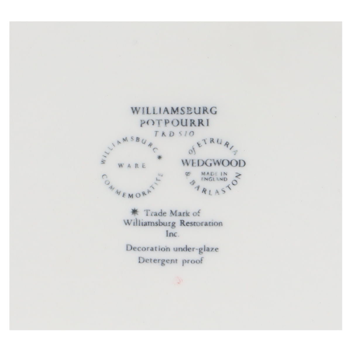 Salatschale Wedgwood Williamsburg Potpourri