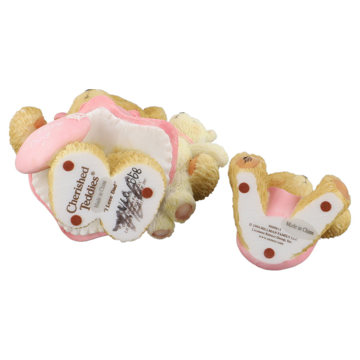 Teddy 0000815 "I Love Dad"/ "Dad Loves Me" Enesco Cherished Teddies mit OVP