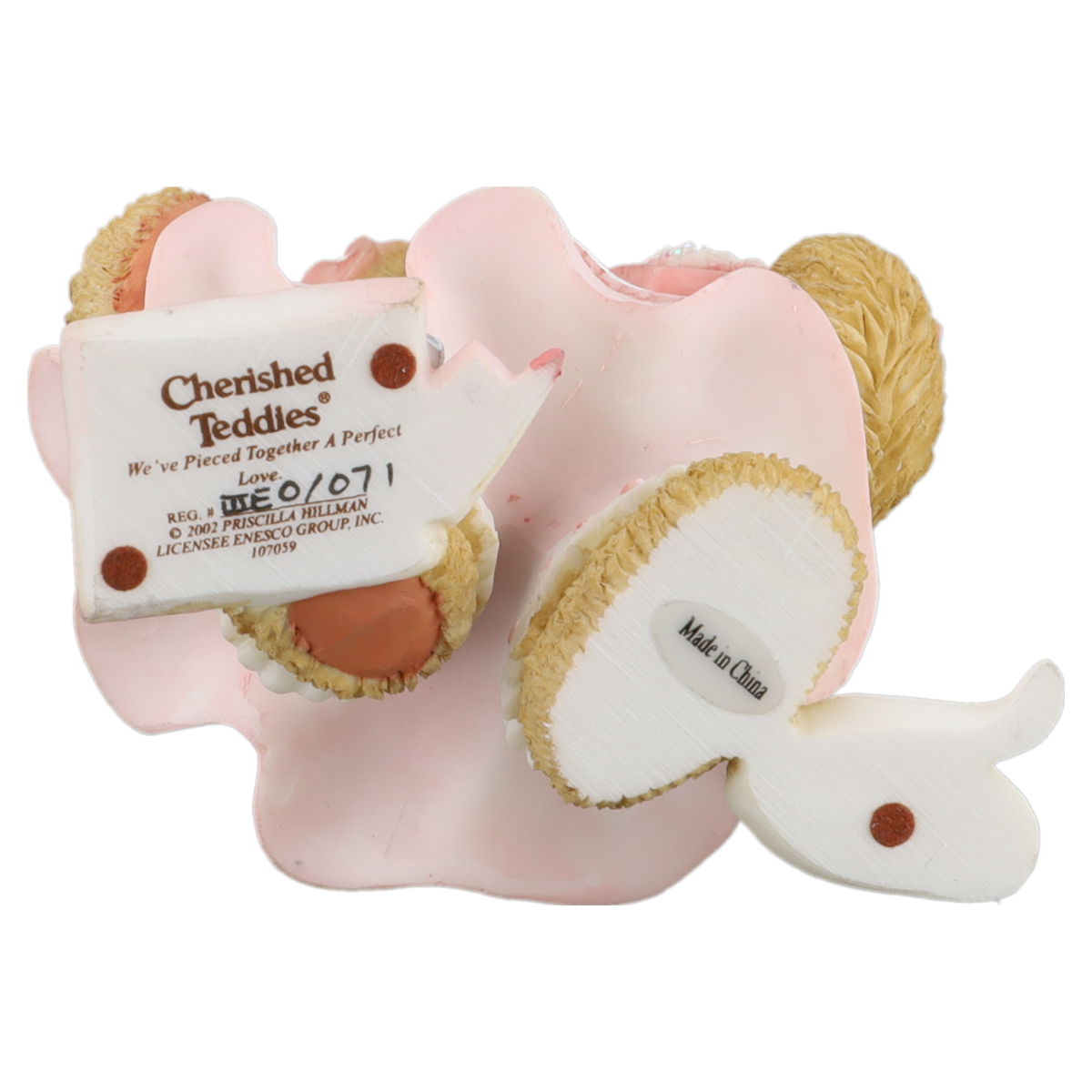 Teddy 107059 "We've Pieced Together A Perfect Love" Enesco Cherished Teddies mit OVP