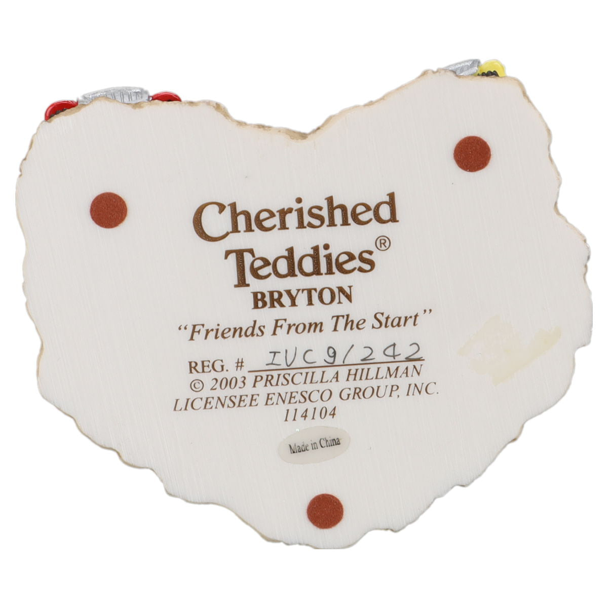 Teddy 114104 Bryton "Friends From The Start" Enesco Cherished Teddies mit OVP