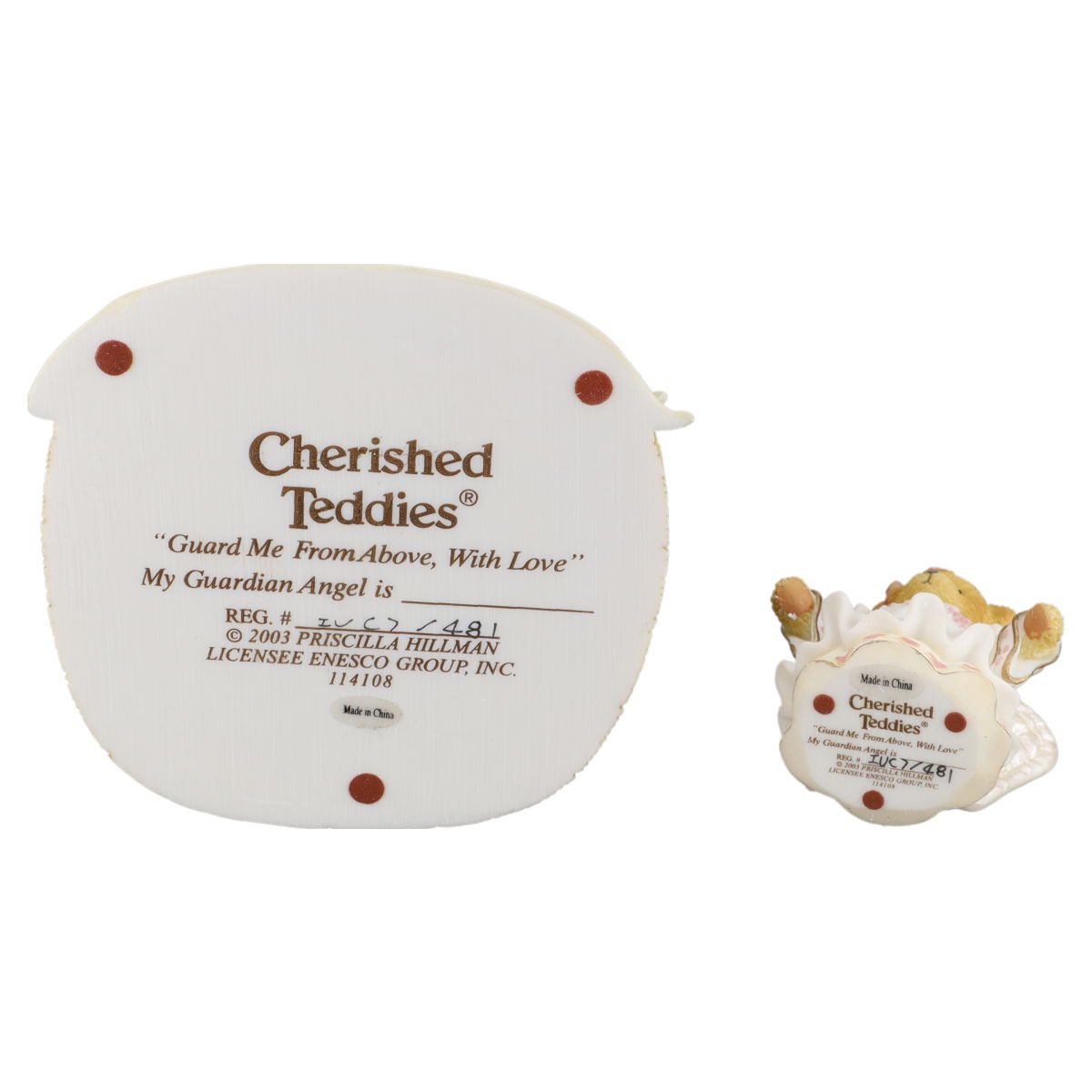 Teddy 114108 Guardian Angel Enesco Cherished Teddies mit OVP