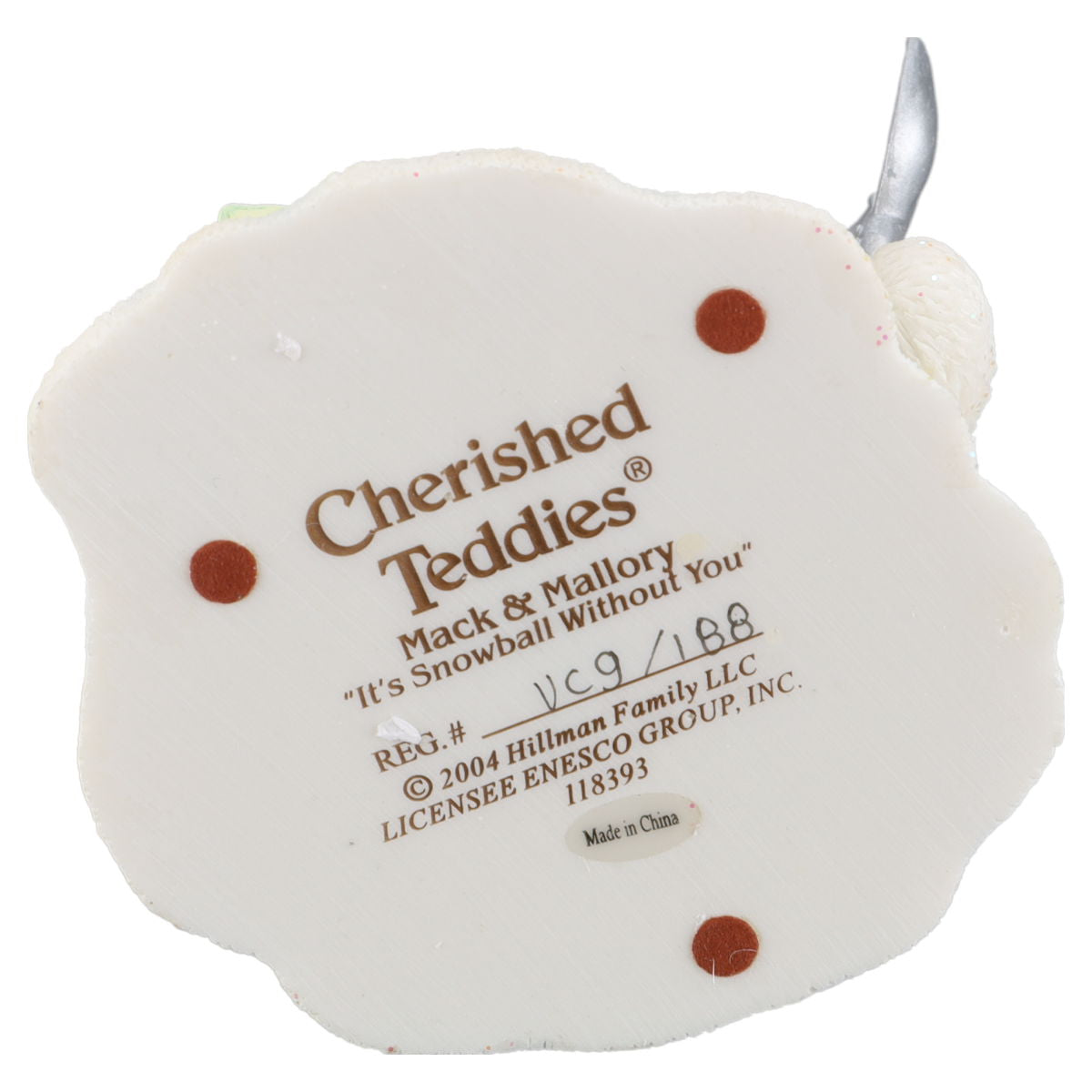 Teddy 118393 Mack & Mallory Cherished Snow Bears Enesco Cherished Teddies mit OVP