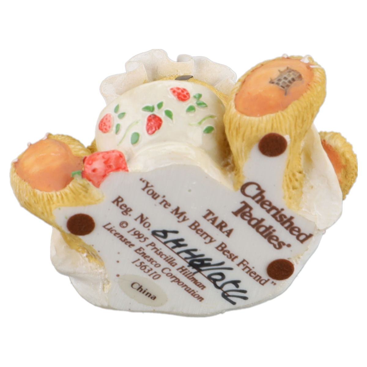 Teddy 156310 Tara Girl With Bowl Of Strawberries Figurine Enesco Cherished Teddies mit OVP