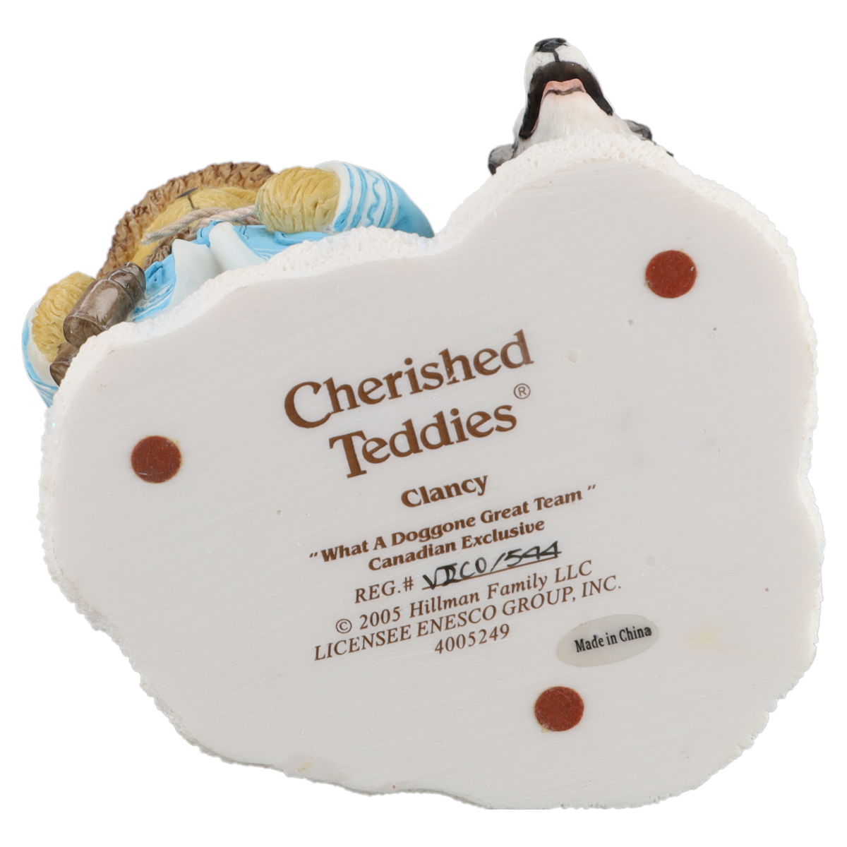 Teddy 4005249 Clancy "What A Doggone Great Team" Enesco Cherished Teddies mit OVP
