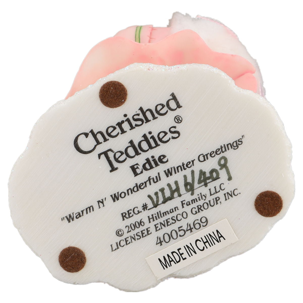 Teddy 4005469 Edie "Warm N' Wonderful Winter Greetings" Enesco Cherished Teddies mit OVP