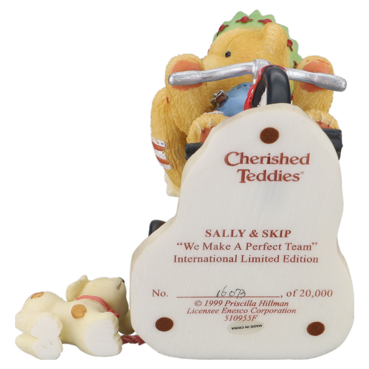 Teddy 510955F Sally And Skip "We Make A Perfect Team" Enesco Cherished Teddies mit OVP