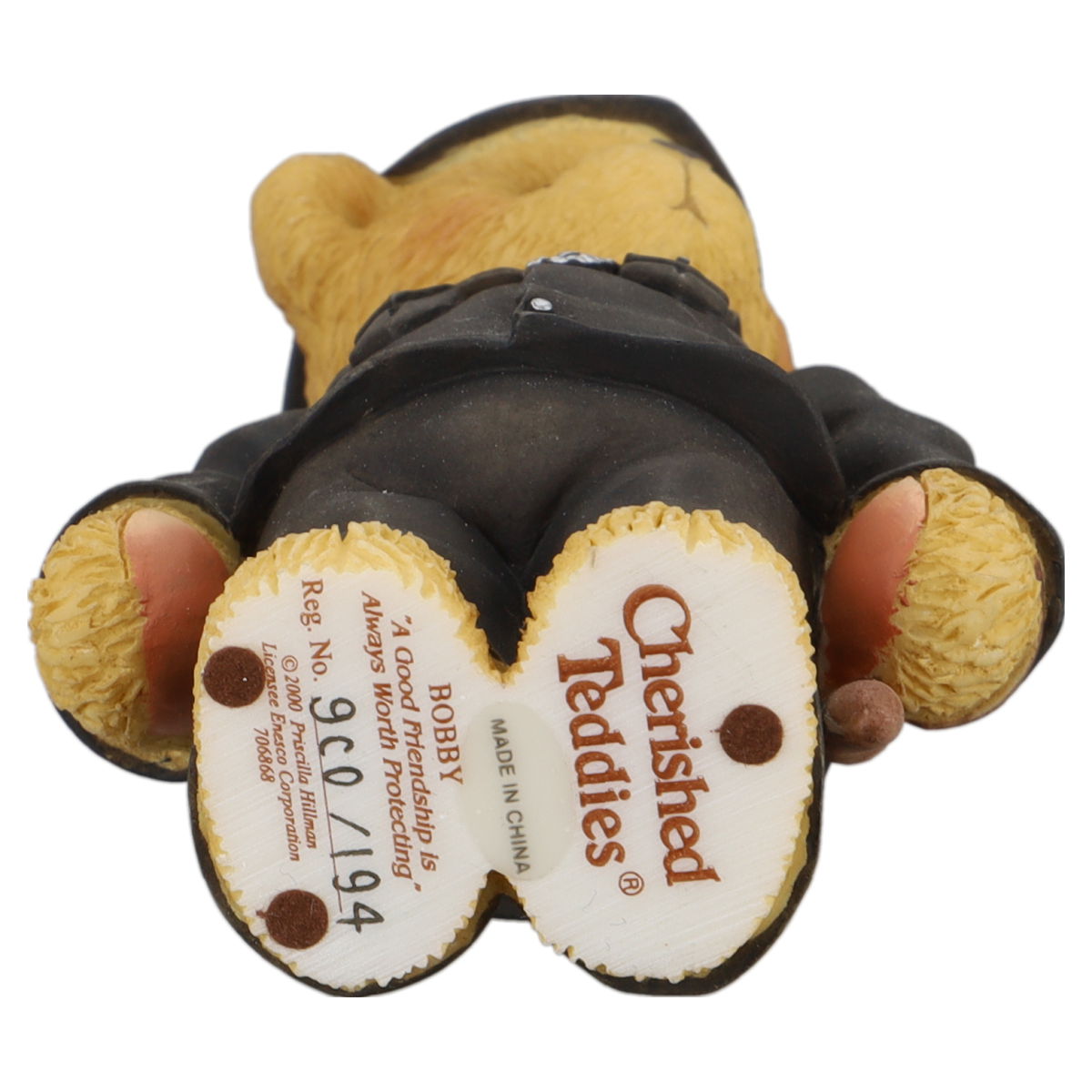 Teddy 706868 Bobby "A Good Friendship Is Always Worth Protecting" Enesco Cherished Teddies mit OVP