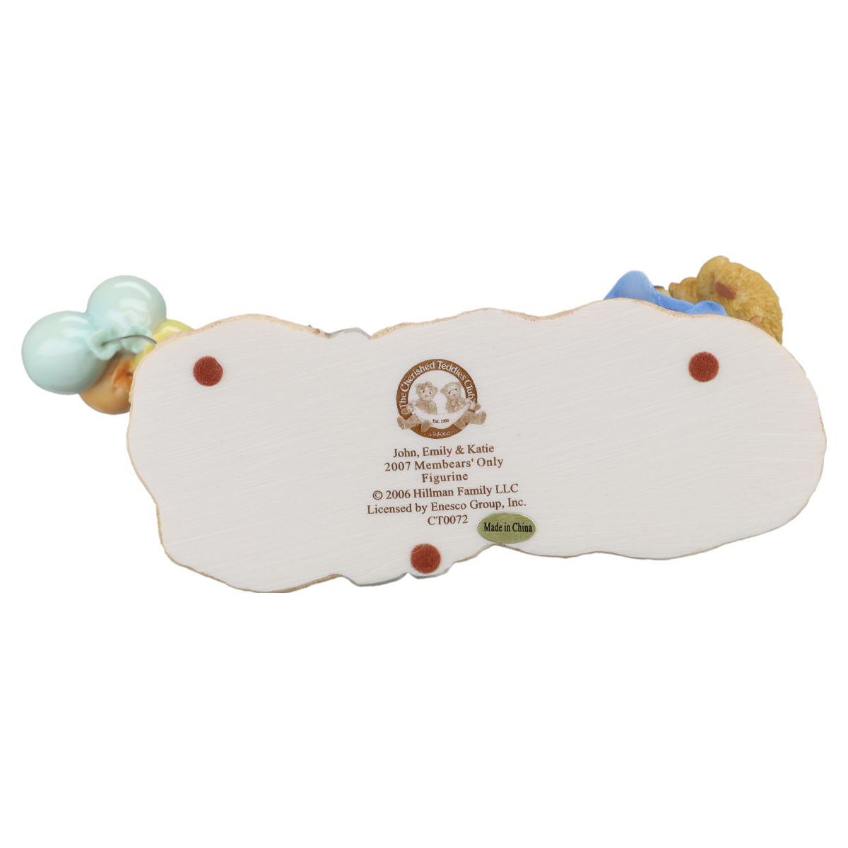 Teddy CT0072 John, Emily & Katie Enesco Cherished Teddies mit OVP