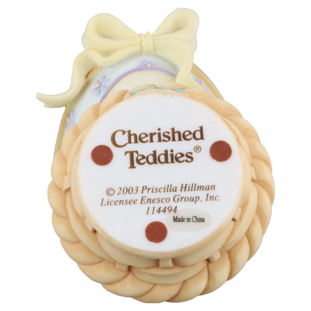 Teddy Girl/Hat Dtd04 Covered Container 114494 Enesco Cherished Teddies mit OVP