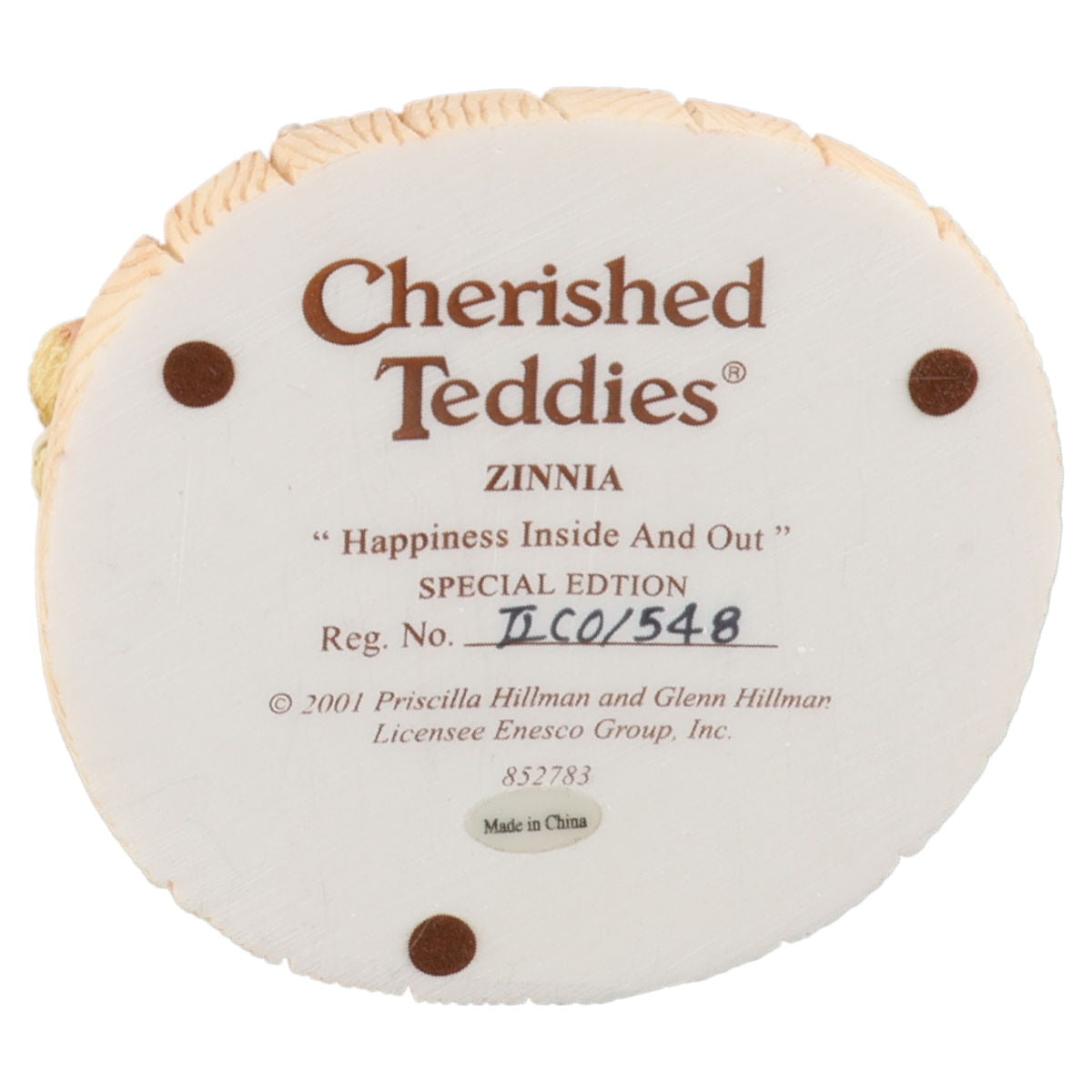 Teddy Zinnia 852783 Enesco Cherished Teddies mit OVP