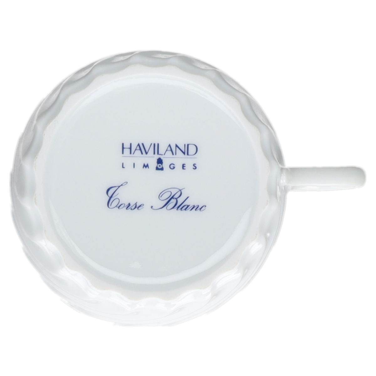 Teetasse - neues Modell Haviland Limoges Torse Blanc Weiß