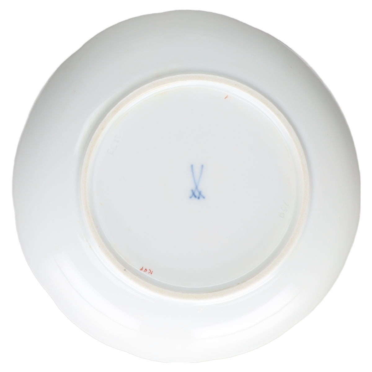 Untertasse für Kaffee Meissen Altozier Indische Malerei
