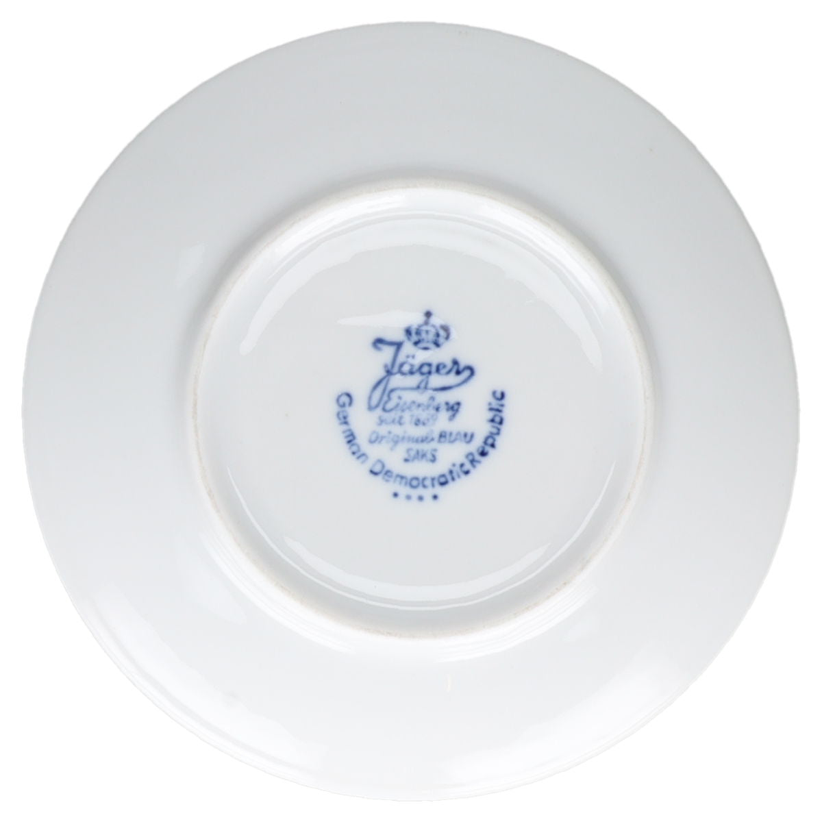 Untertasse für Mokka Jaeger & Co. Indisch blau Strohblume