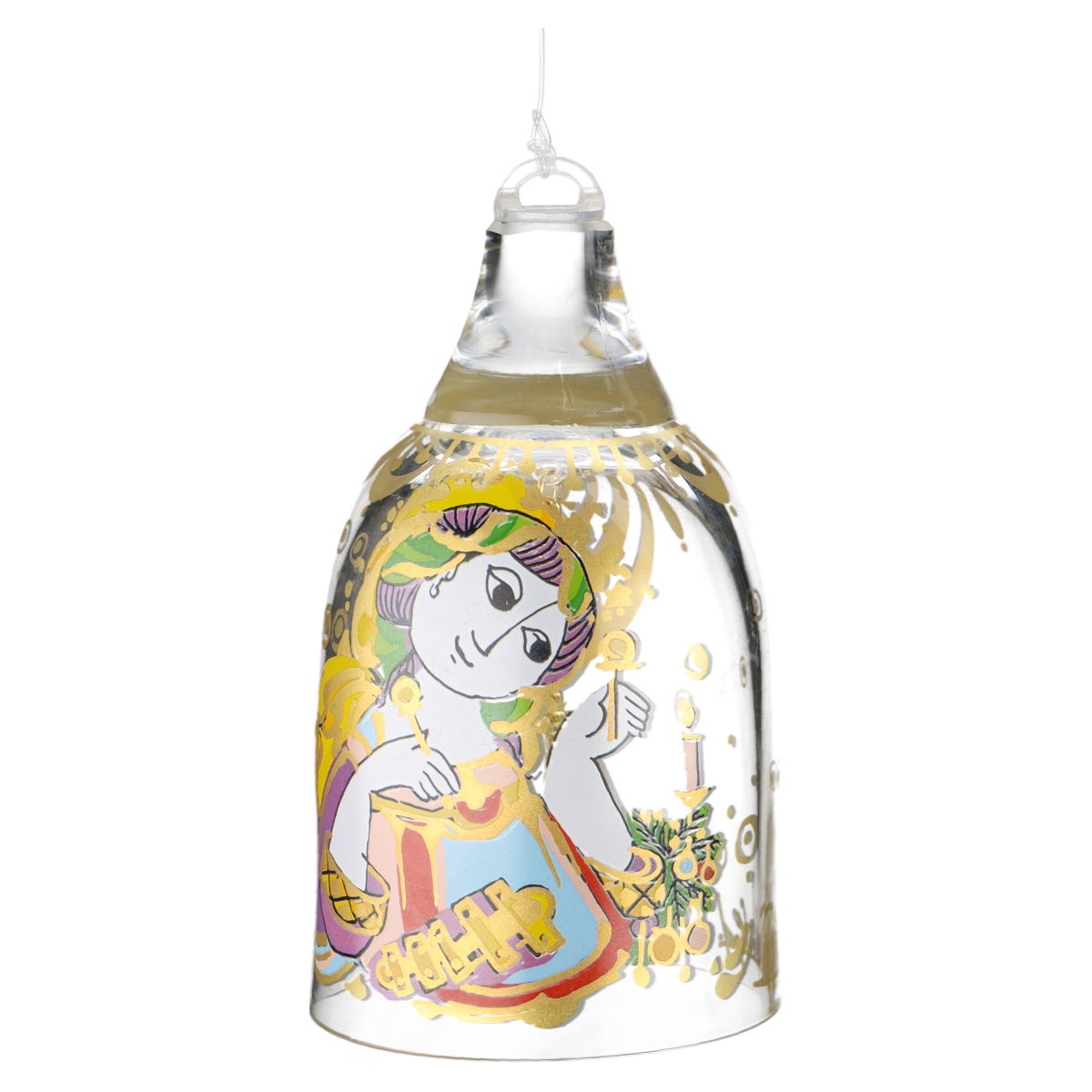 Weihnachtsglocke Kristall Glocke Xylophonspieler Rosenthal Weihnachtsglocken
