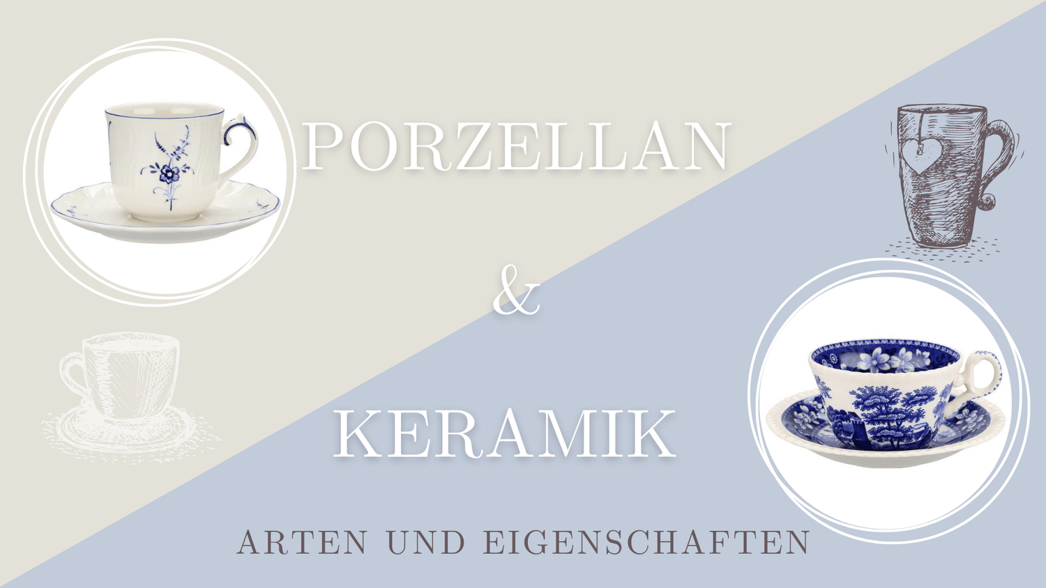 Porzellan und Keramik: Ein Ratgeber für Geschirrliebhaber