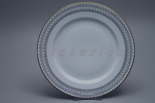 Königl. pr. Tettau - Dekor 1843 graue Bordüre