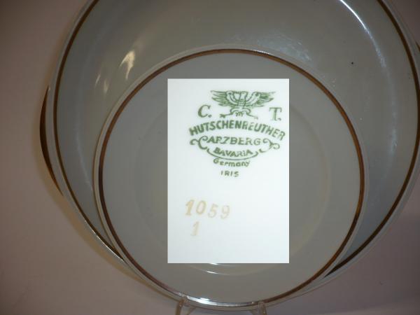 Hutschenreuther - Goldrandservice - Goldrand 1059 / 3mm