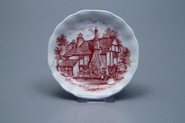 J & G Meakin England - John Miltons Cottage Rot Red