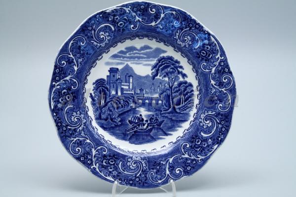 Wedgwood - River Scene Blau Blue
