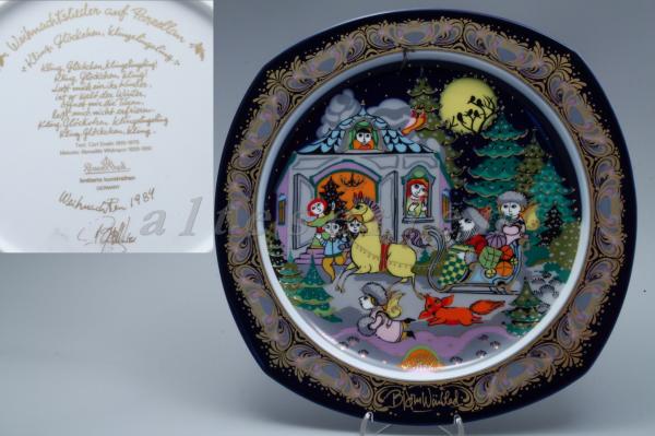 Rosenthal - Björn Wiinblad - Weihnachtslieder auf Porzellan