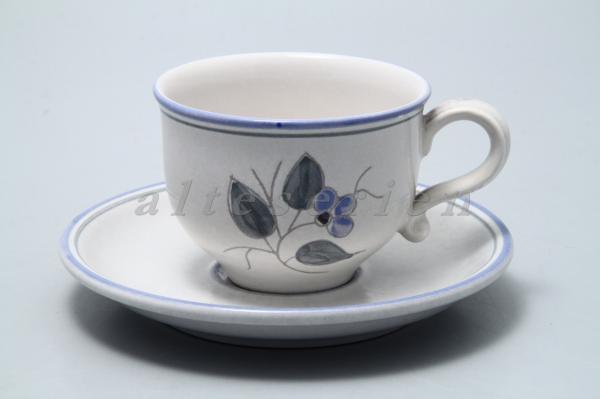 Ceramano - unbek. Form - Blaue Blume
