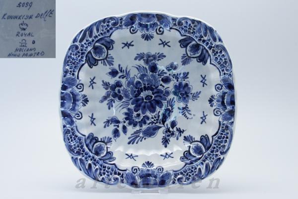 Delfts Keramik - Blaue Blume