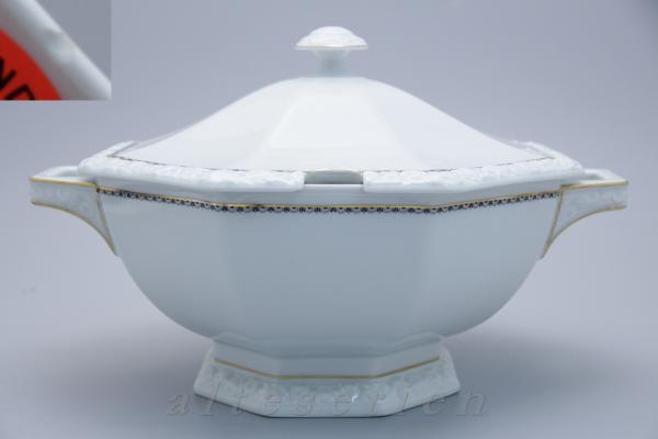 Rosenthal - Maria - schwarze Schuppenkante mit Goldrand