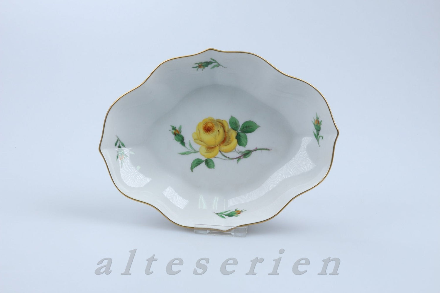 Meissen - Neuer Ausschnitt II.Wahl - Gelbe Rose