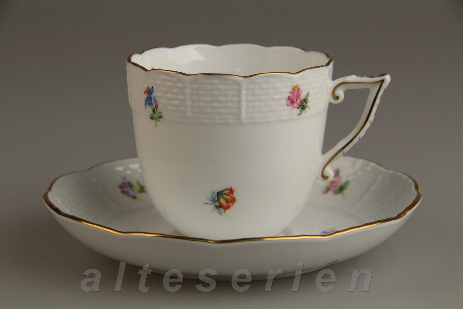 Herend Ungarn - Form Osier - Mille Fleurs