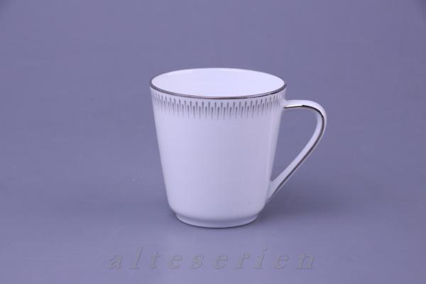 Hutschenreuther - Noblesse - Strichdekor Platinrand Grau 9258