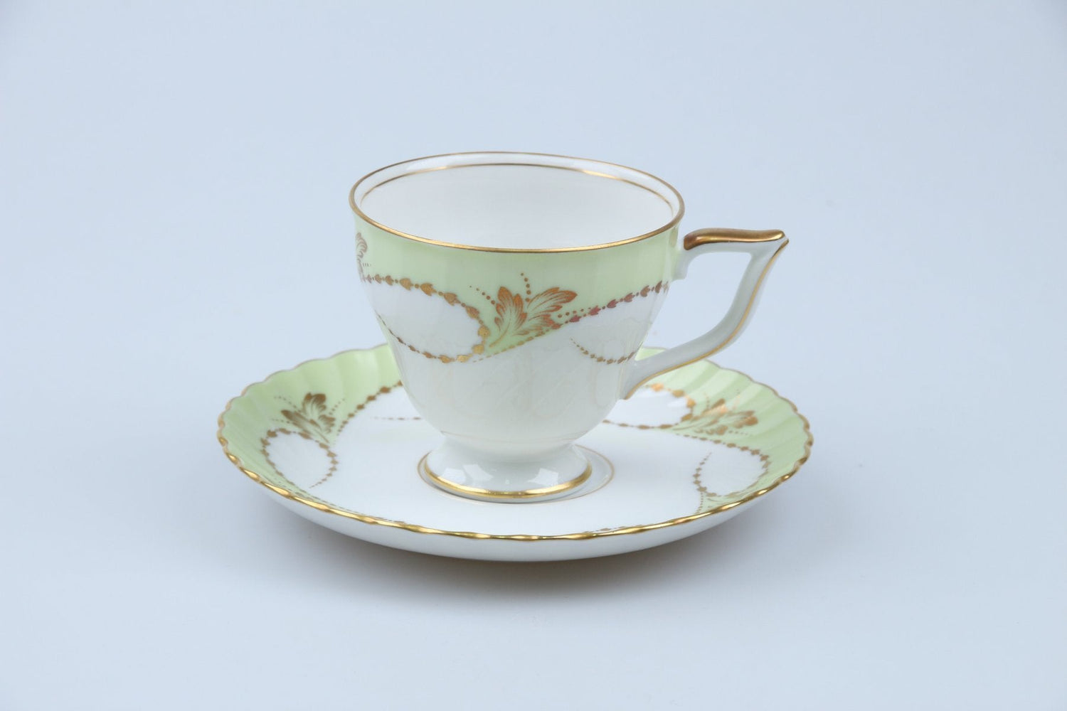 Königl. pr. Tettau - Annette - Mintgrün Gold