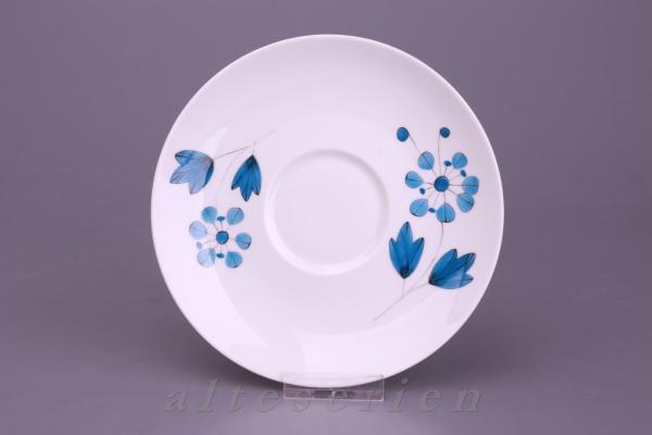 Nymphenburg - Floral grün Aufglasurmalerei