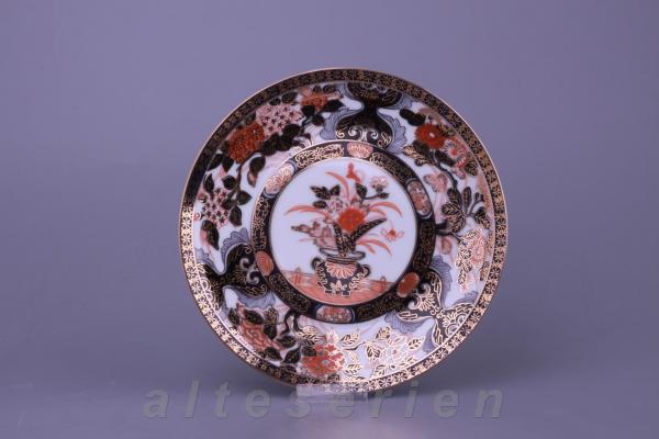 Teeservice Japan/China - Floral Schwarz mit Gold