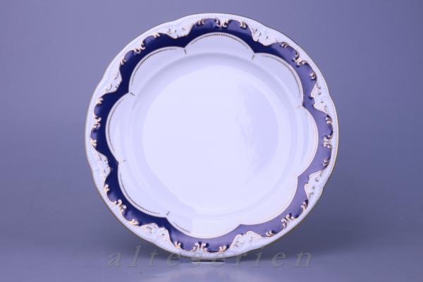 Mitterteich - Unbekannte Formen - Kobalt mit Goldbordüre