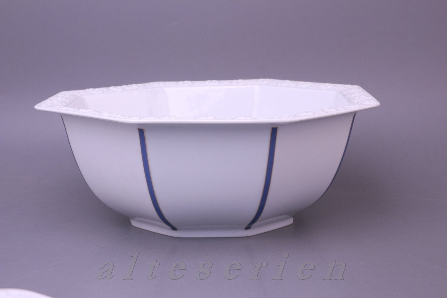 Rosenthal - Maria - blau goldeingefasst