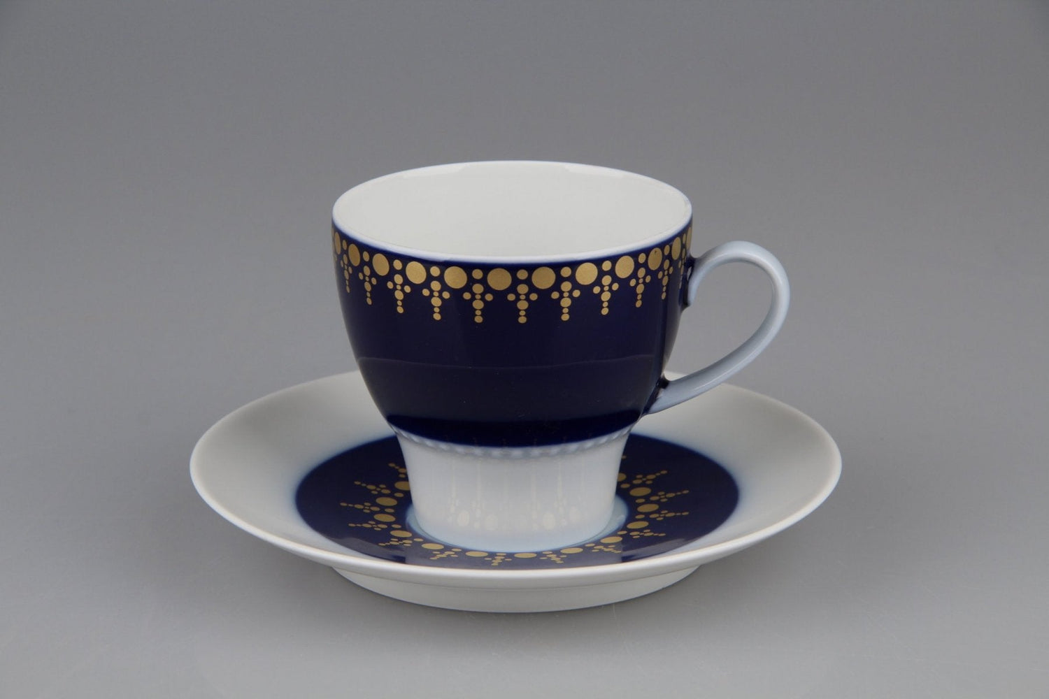 Thomas - Form 710 - Kobaltblau mit Goldpunkten