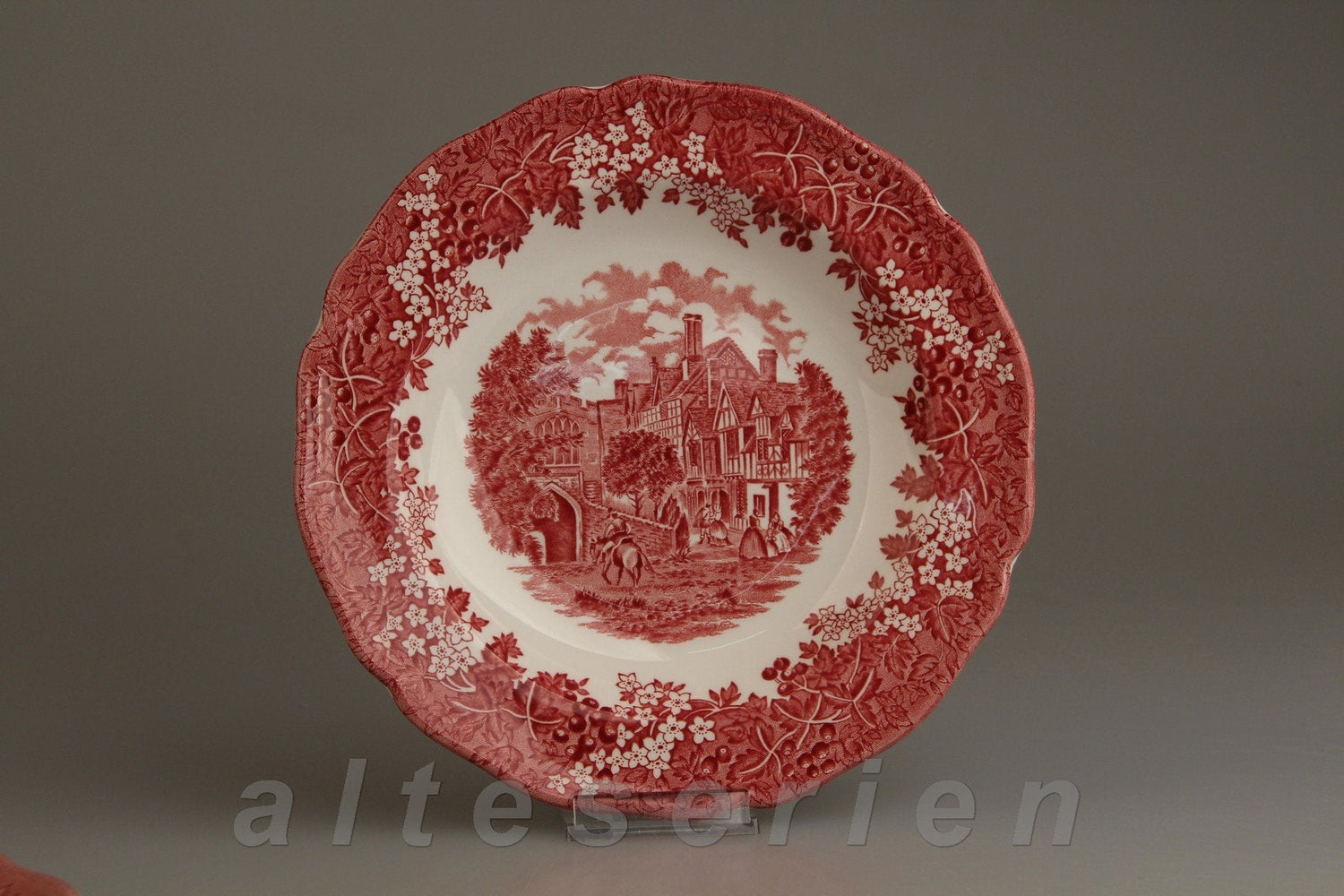 J & G Meakin England - Merrie England Red Rot