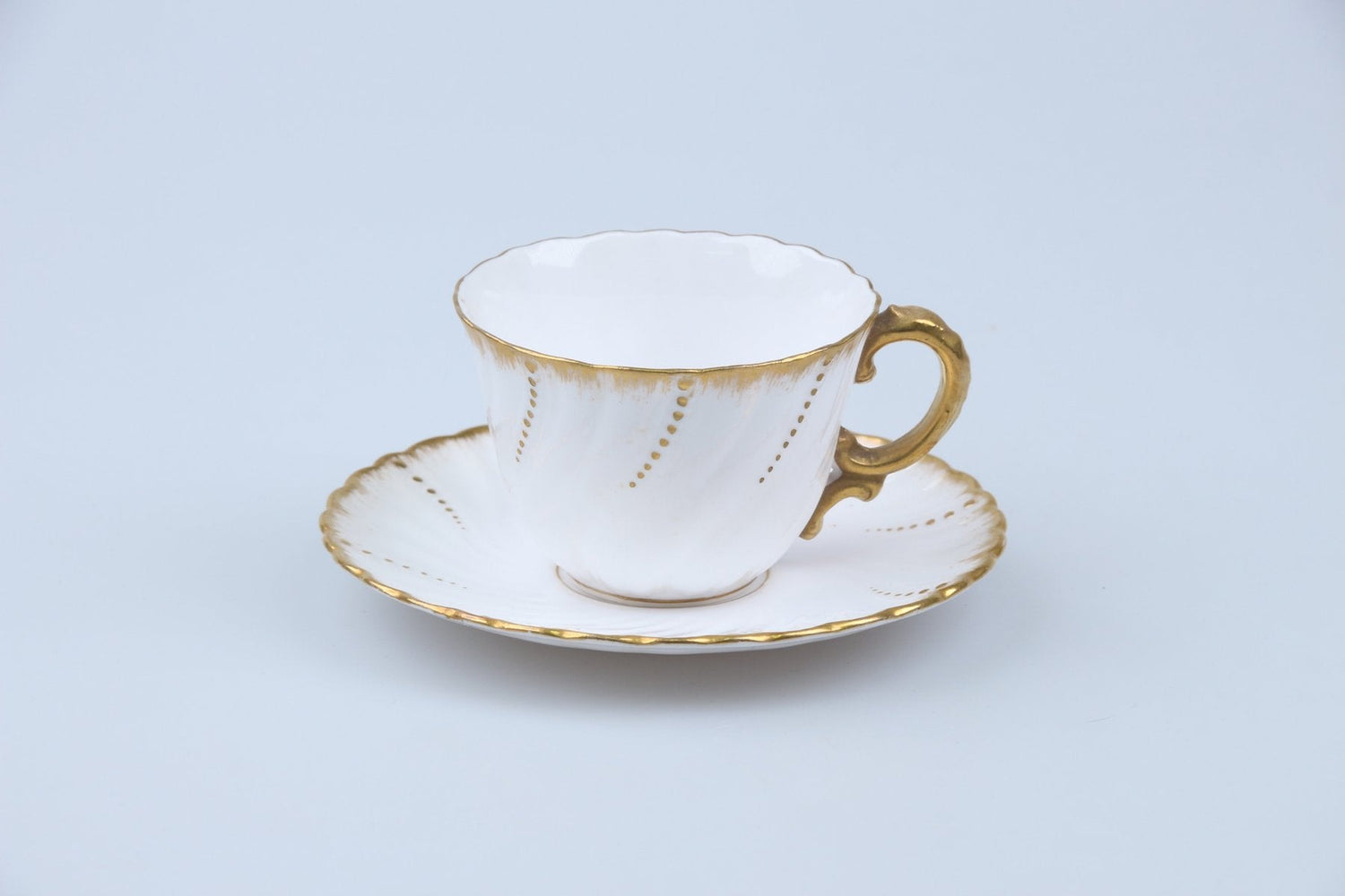 Utzschneider Keramik - Louis XV weiß Gold 1894-1918