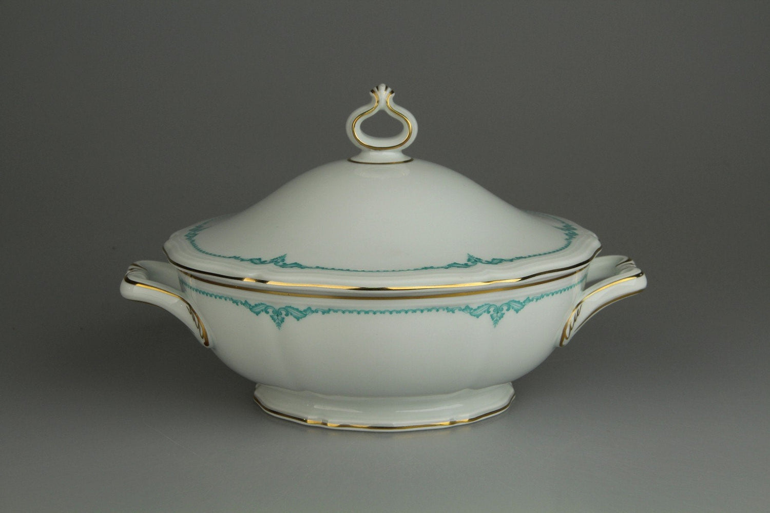 Rosenthal - Chippendale - grüne Girlande Goldrand 6826