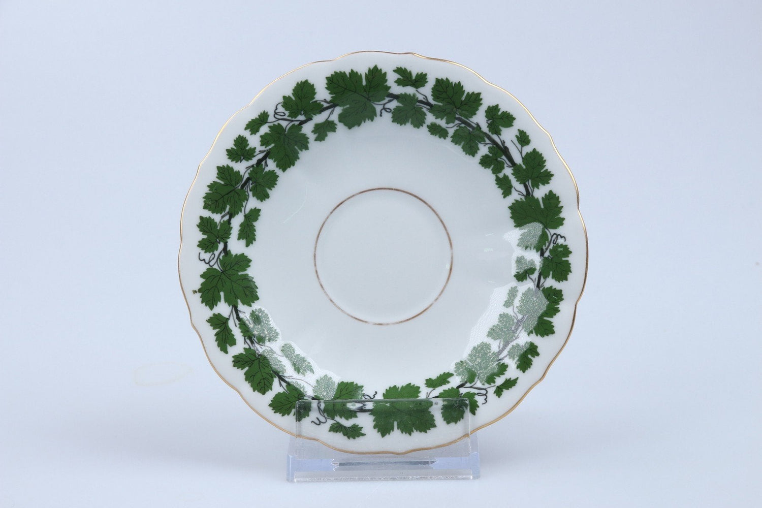 Meissen - Neuer Ausschnitt I.Wahl - Weinlaub Goldrand