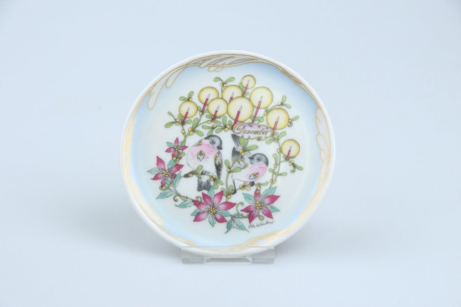 Hutschenreuther - Weihnachtsartikel - Glasuntersetzer