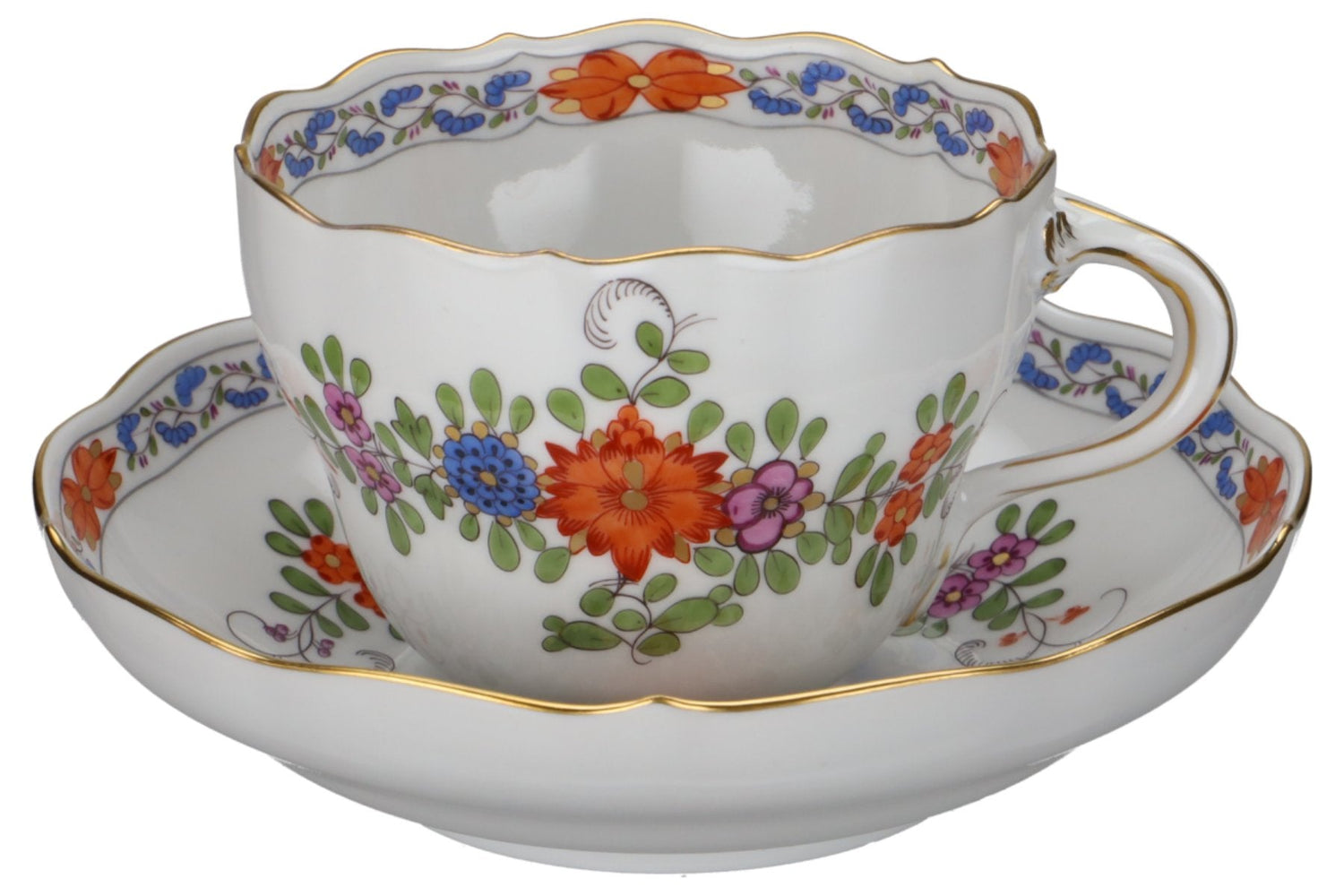 Meissen - Neuer Ausschnitt I.Wahl - Indische Malerei - Bunt