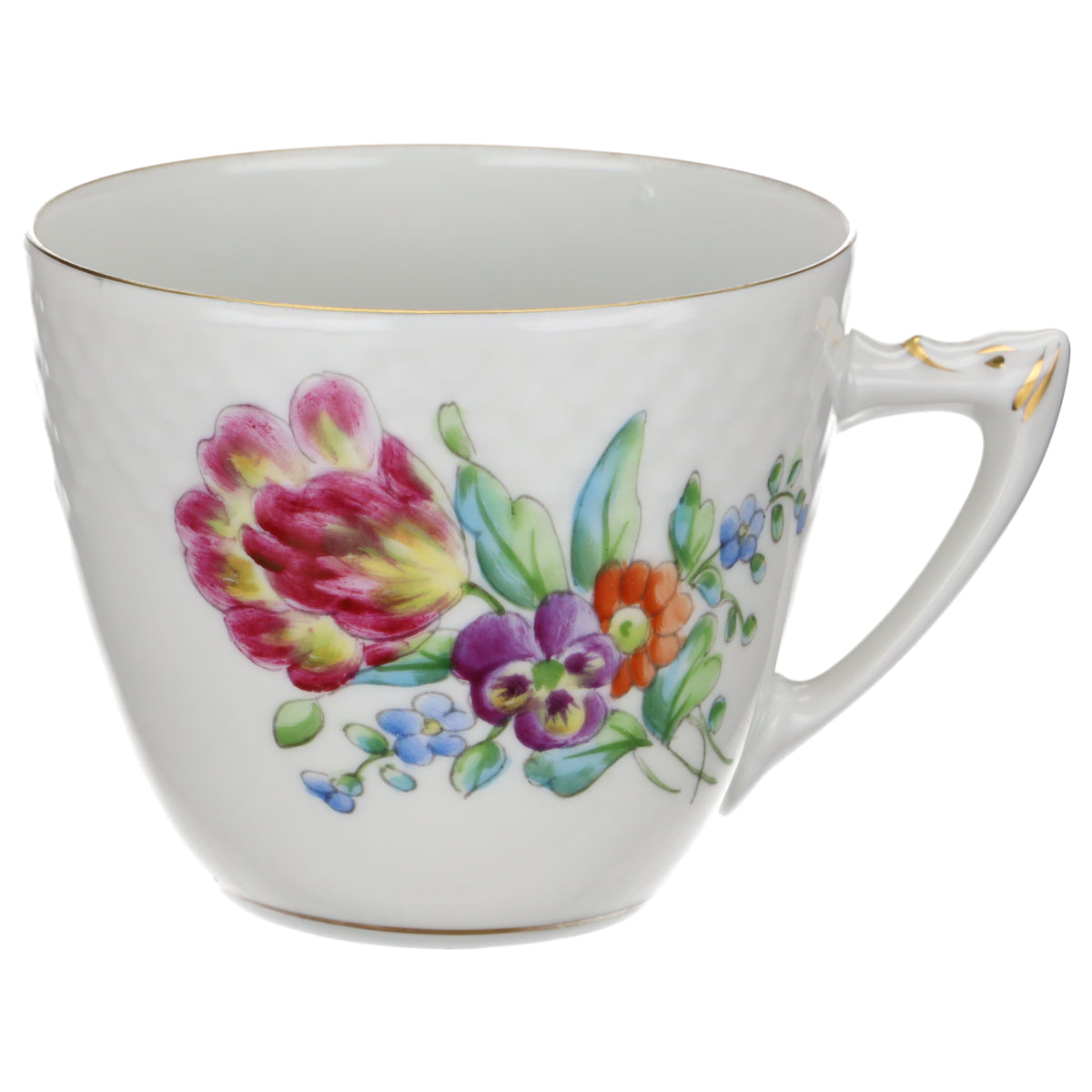 Bing & Gröndahl II.Wahl - Sächsische Blume mit Goldrand