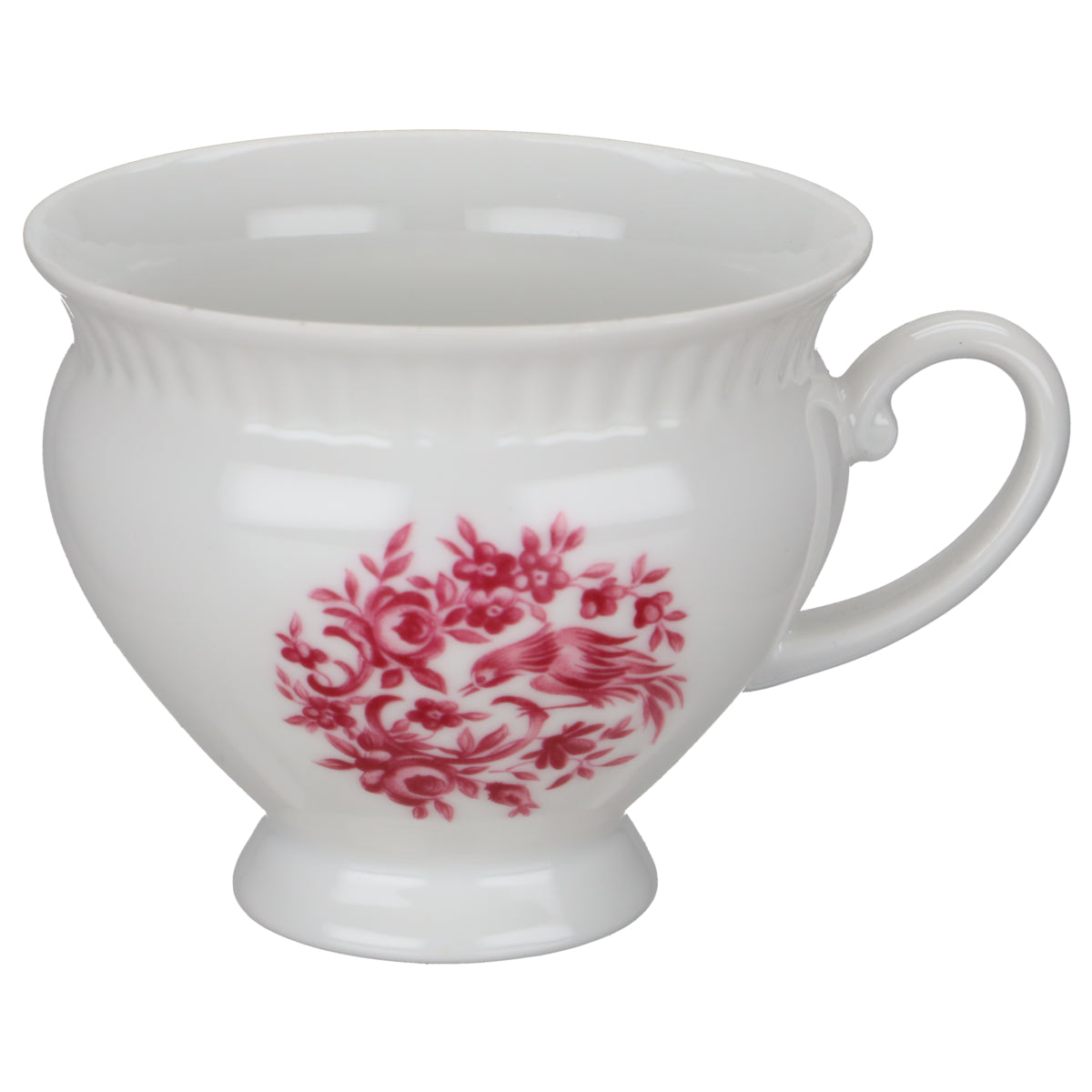 Königl. pr. Tettau - Reliefform - Paradiesvogel Pink