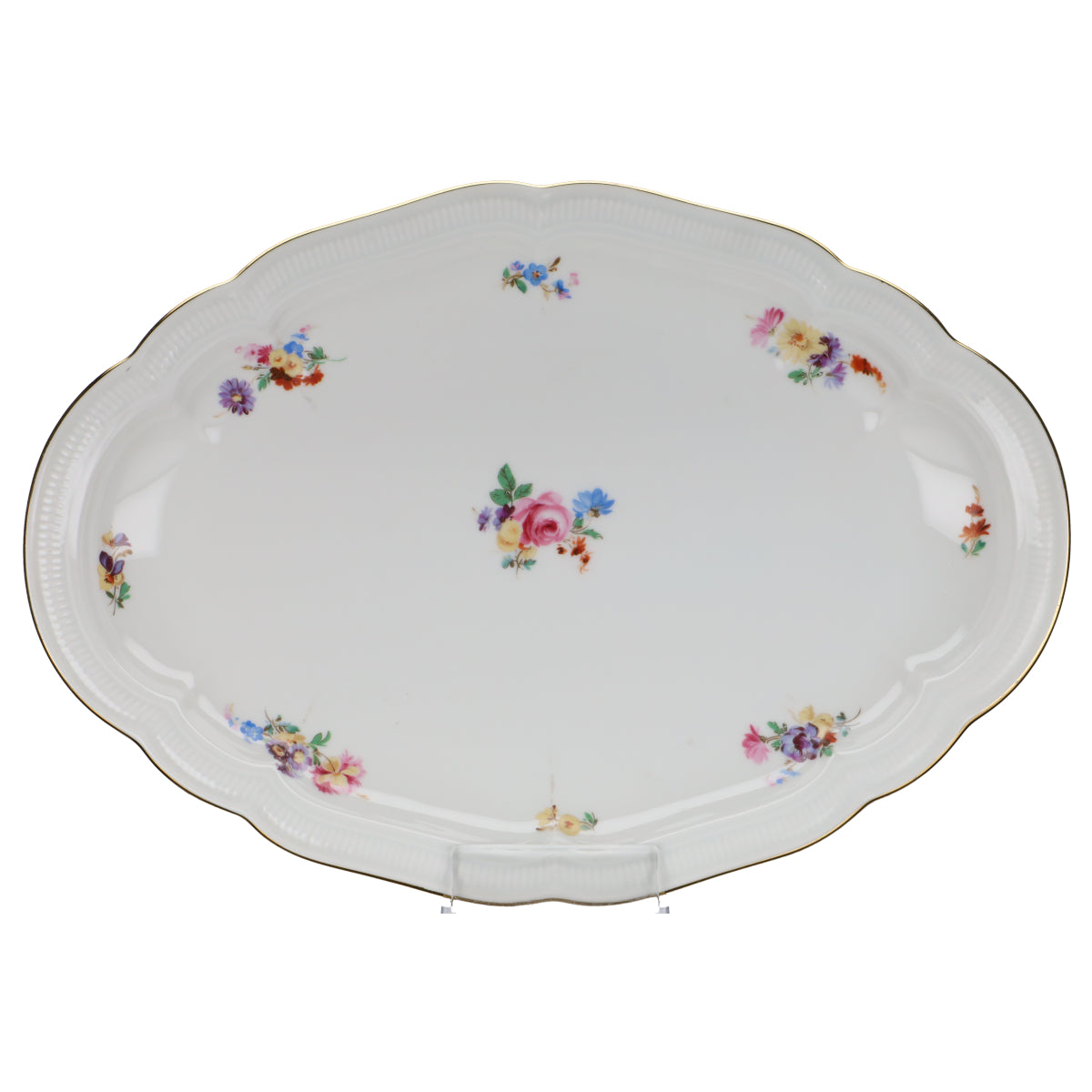 Hutschenreuther - Weimar - Blumendekor Goldrand 5851